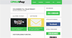 Desktop Screenshot of palmfrenzy.com